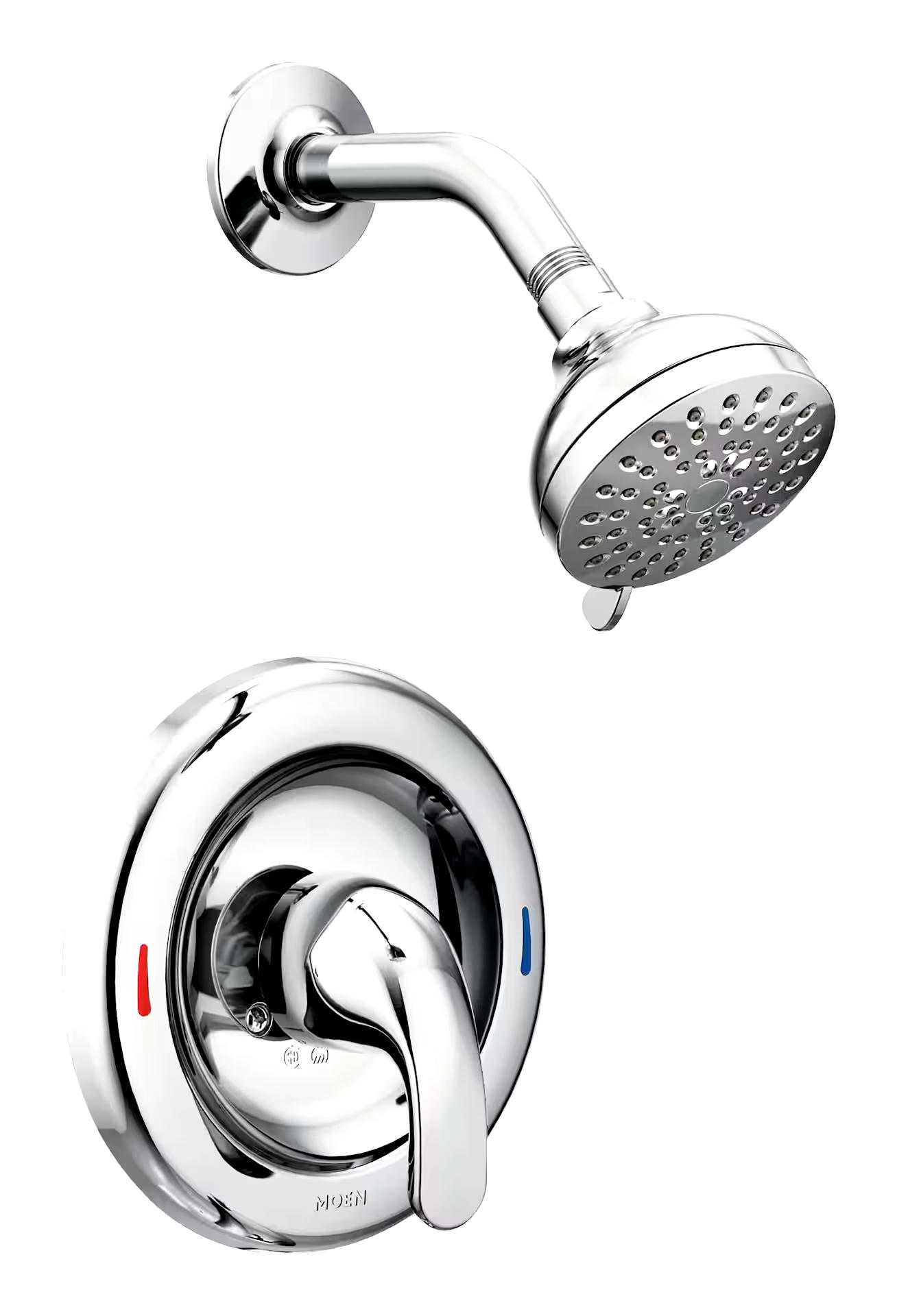 Moen® Adler Single Handle 4-Setting Posi-Temp®Low Arc Faucet, Chrome