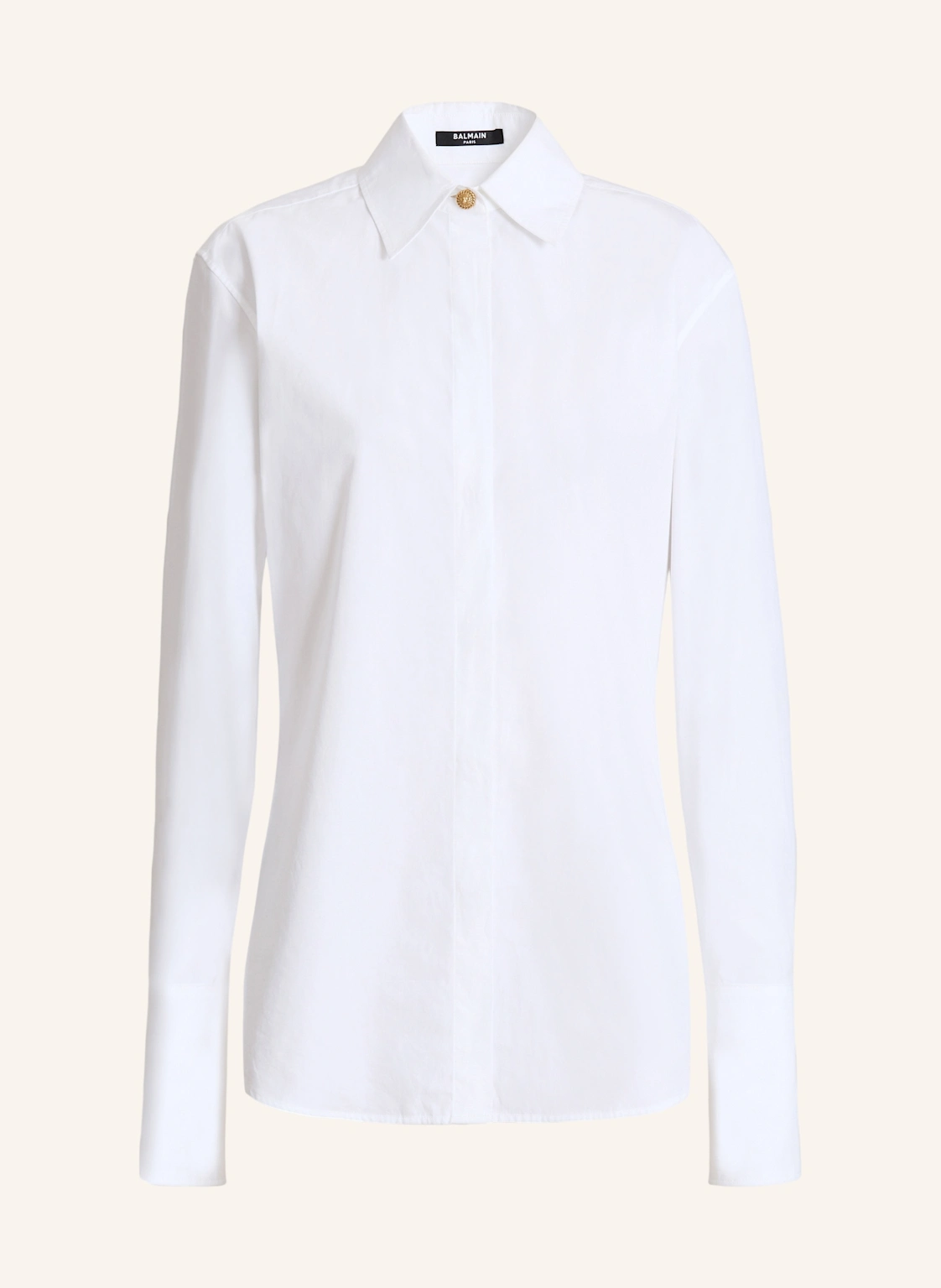 BALMAIN Hemd aus Baumwollpopeline