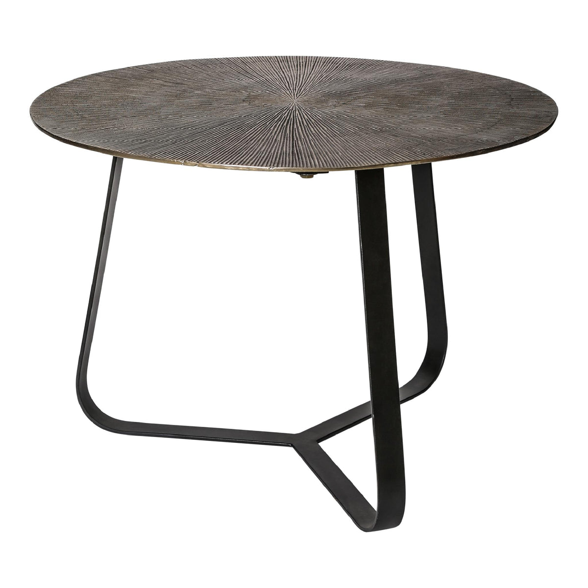 PTMD salontafel Kae - zwart - 59x59x41cm
