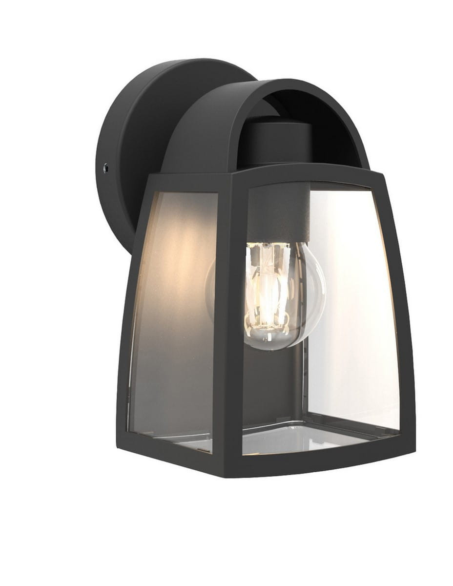 Kinkiet zewnętrznyczarno-biały KELSEY 1xE27x40W IP44 Lutec