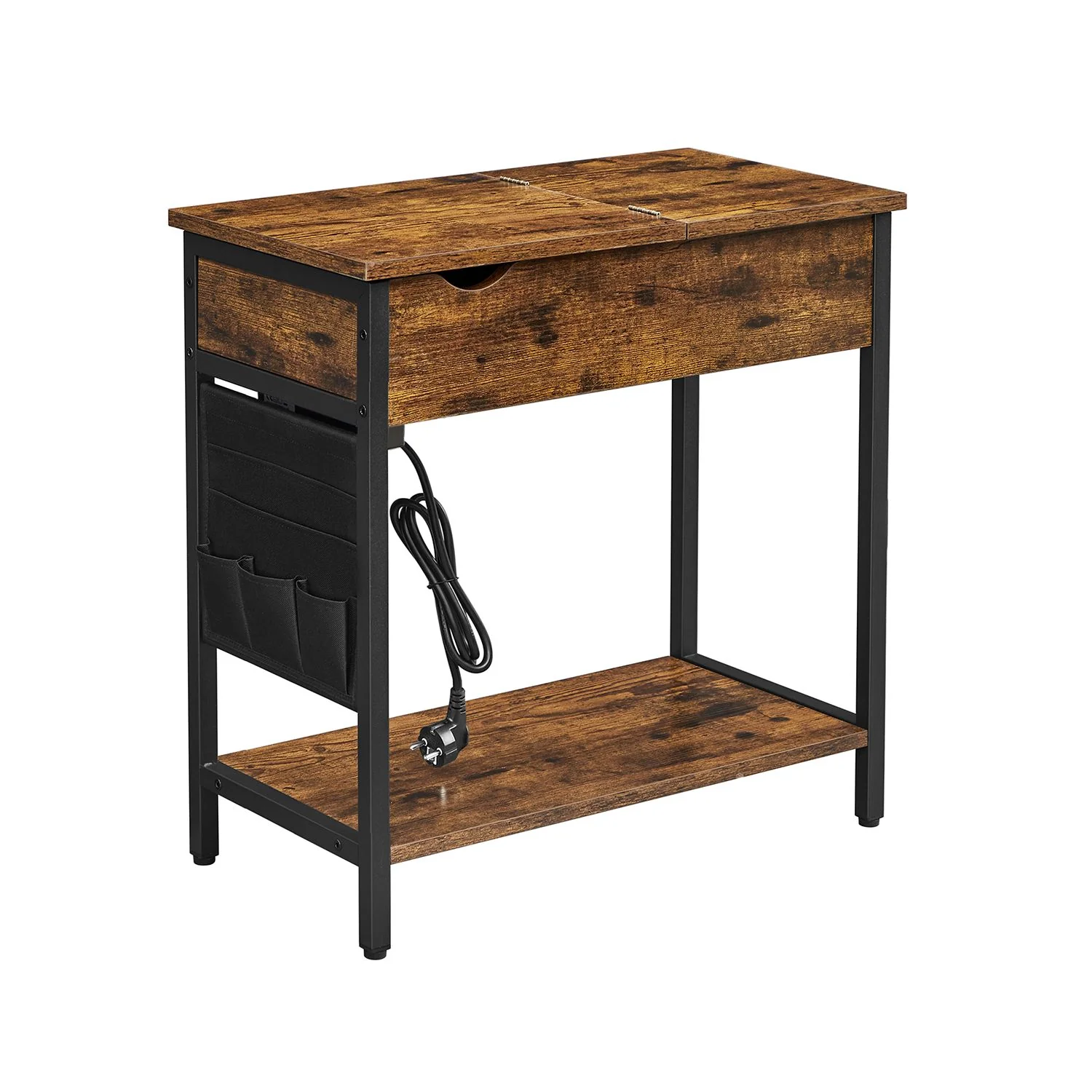 Table d’appoint avec multiprise et ports USB