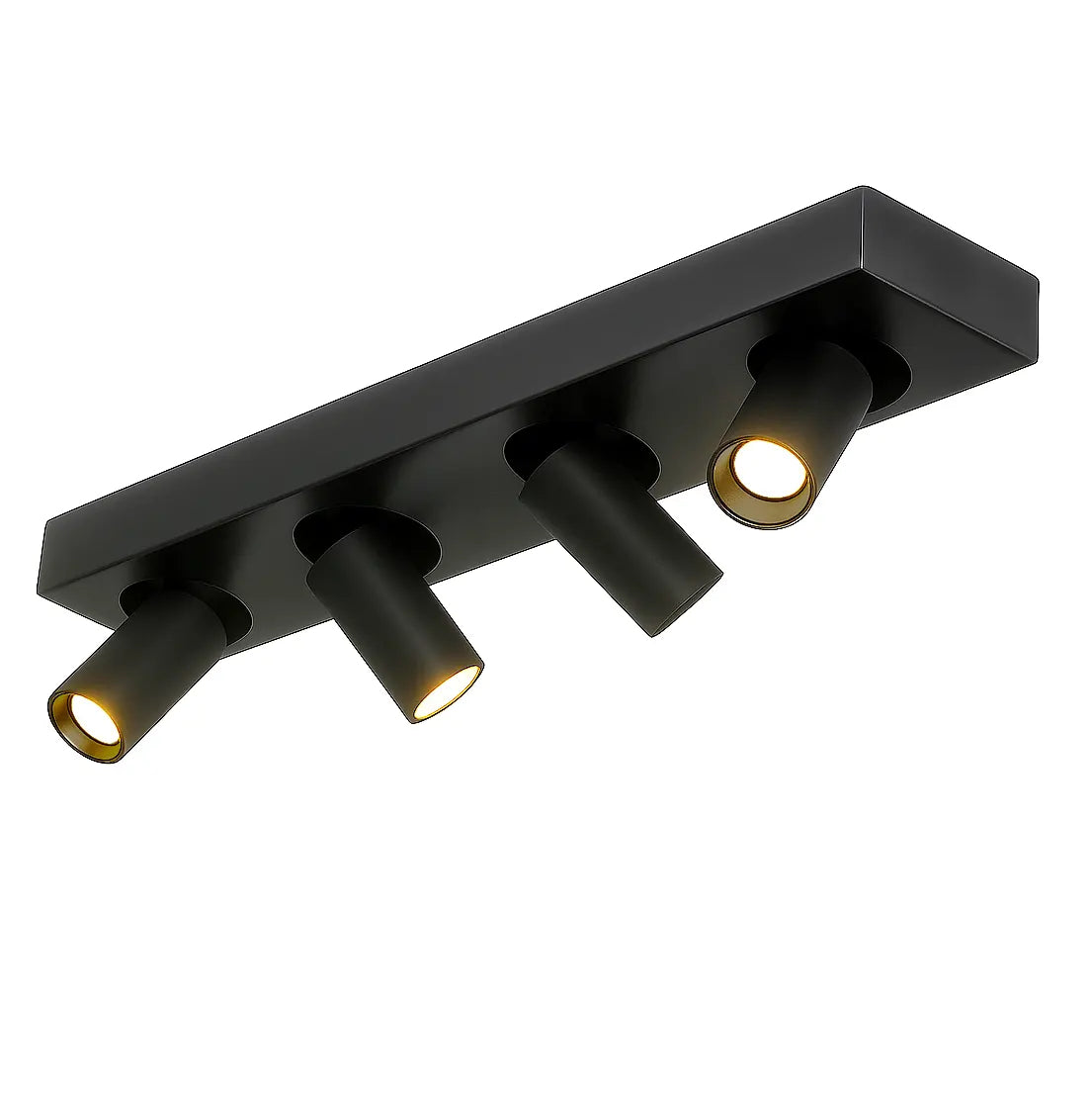 Highlight spot Eliano - 4 lichts - 48 x 12.5  cm - zwart
