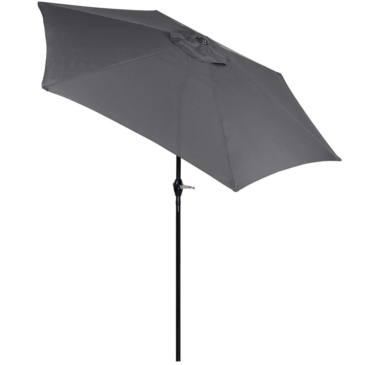 Parasol ogrodowy składany 260 cm duży na balkon grafitowy