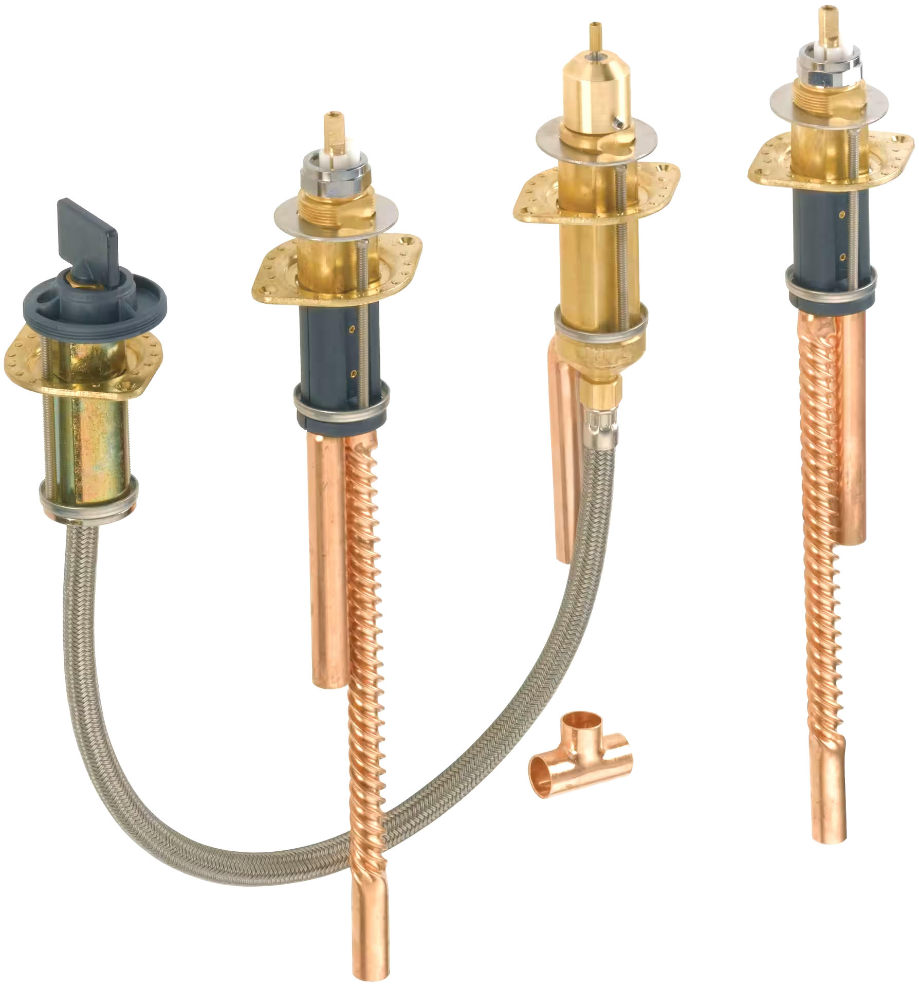 Delta 2H Flexible Mount with Hand Shower