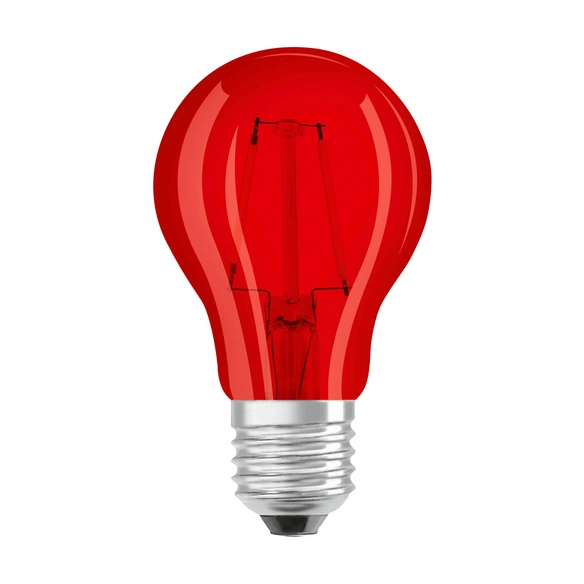 LED-Lampe »LED STAR DÉCOR CLASSIC A«, 1000 K, 2,5 W, rot