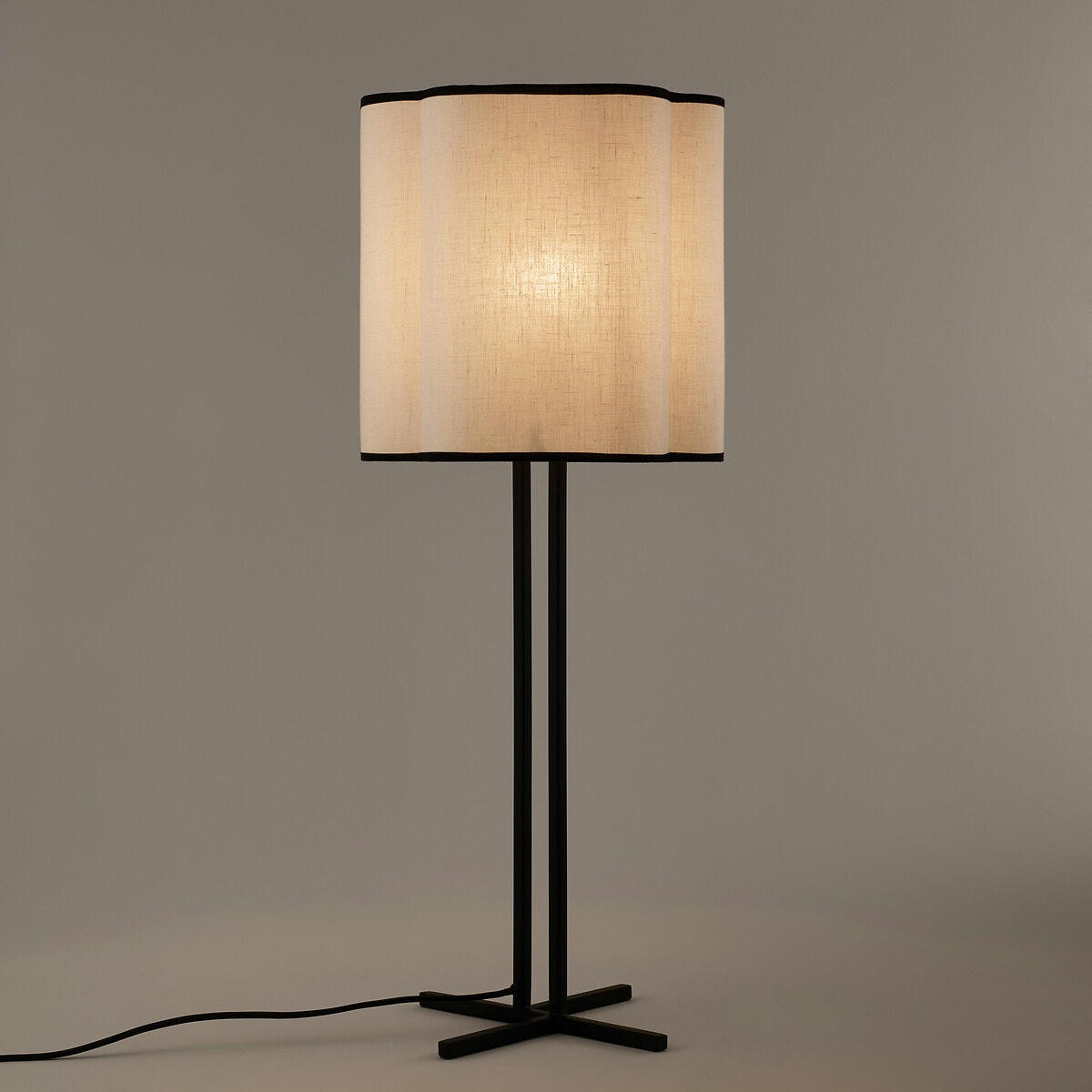 Pied de lampe métal noir, Hamdi