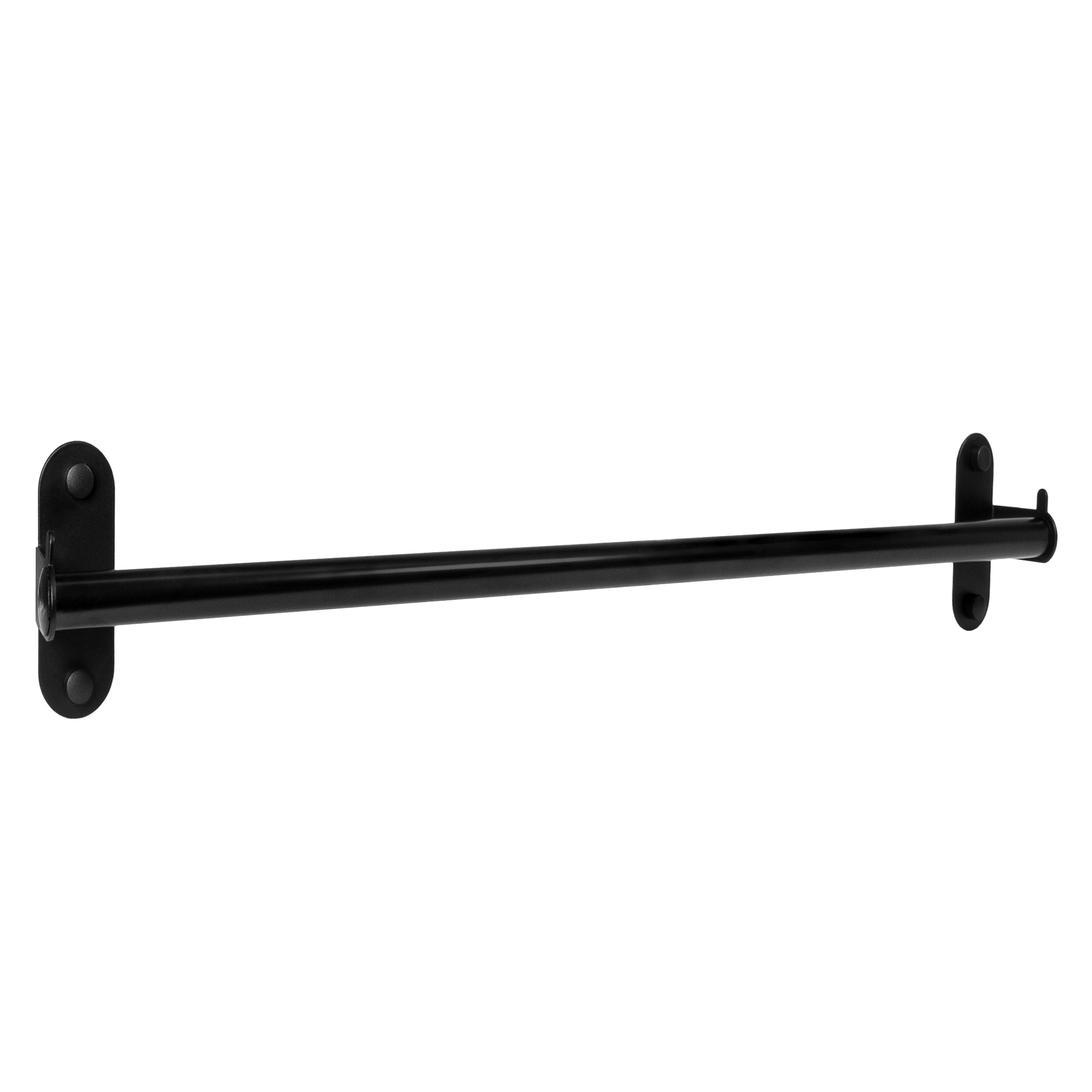 QUVIO Keuken muurbeugel met haken - Zwart