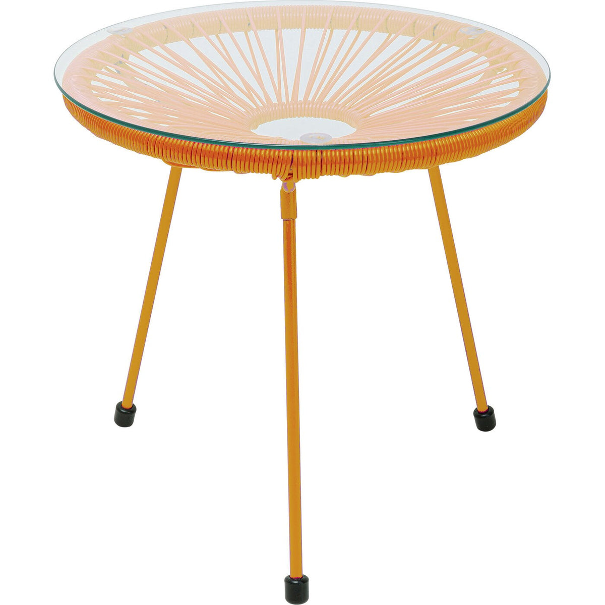 Kare Design Tuin Bijzettafel Acapulco Mono oranje
