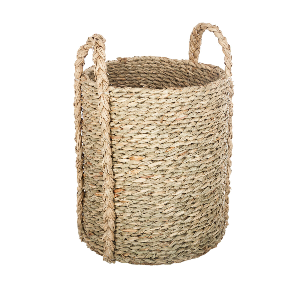 Kosz Kilian z trzciny beżowy 24 cm okrągły