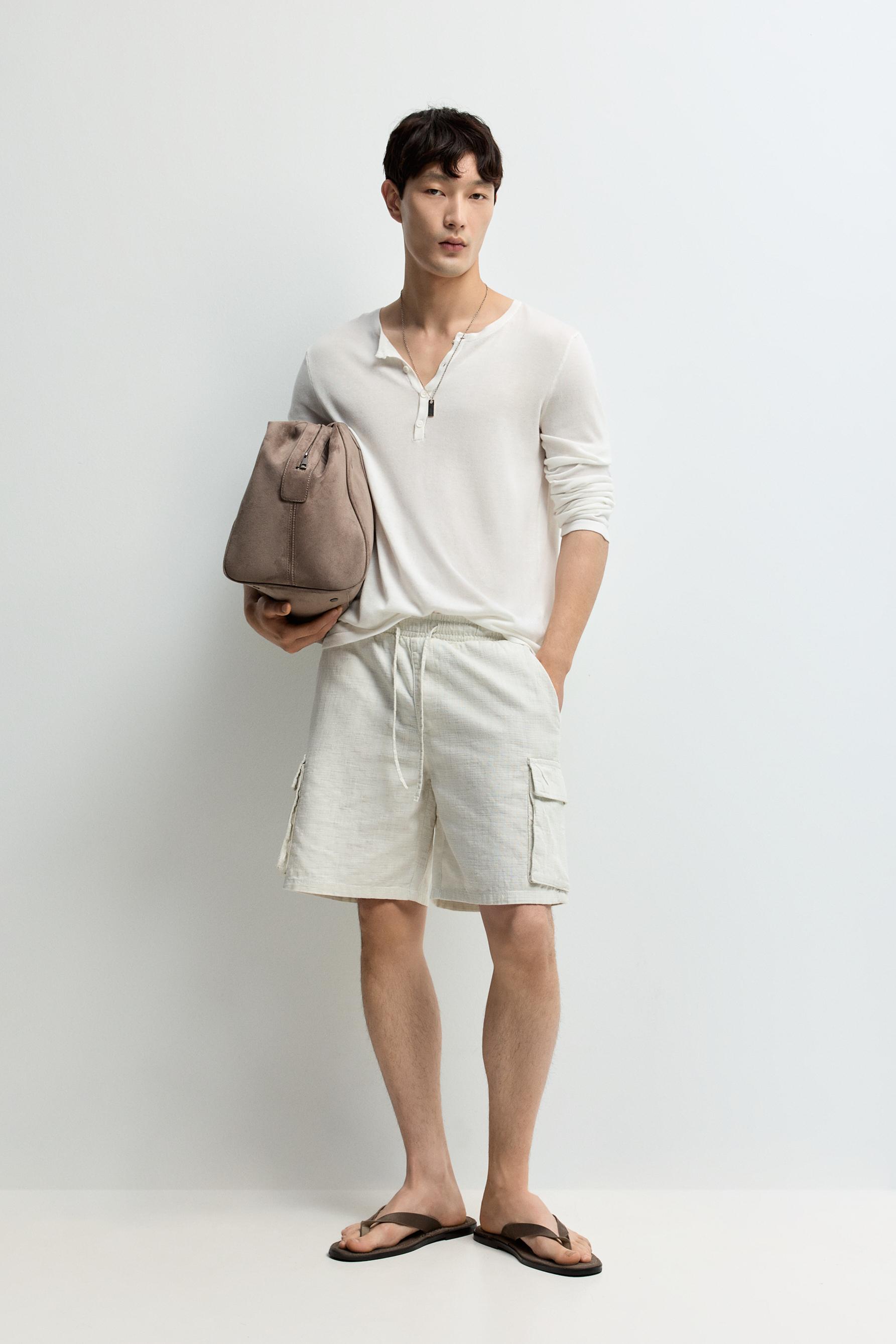 Bermuda jogger cargo rústica
