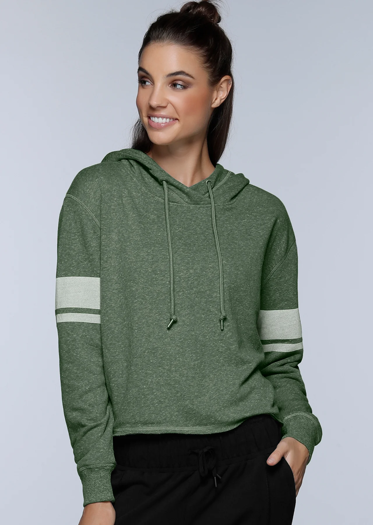 LJ Vintage Cropped Hoodie