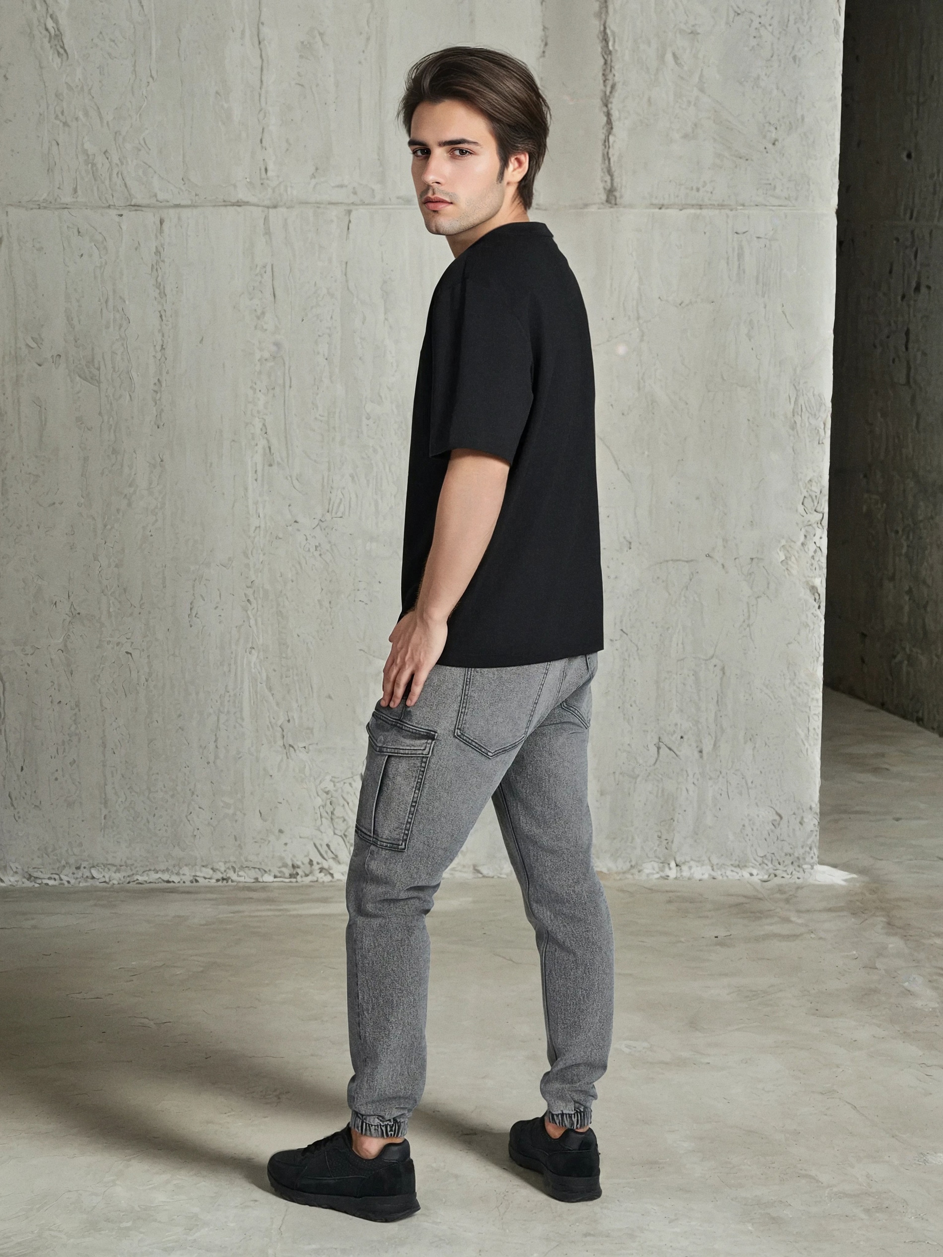 Spodnie jogger cargo