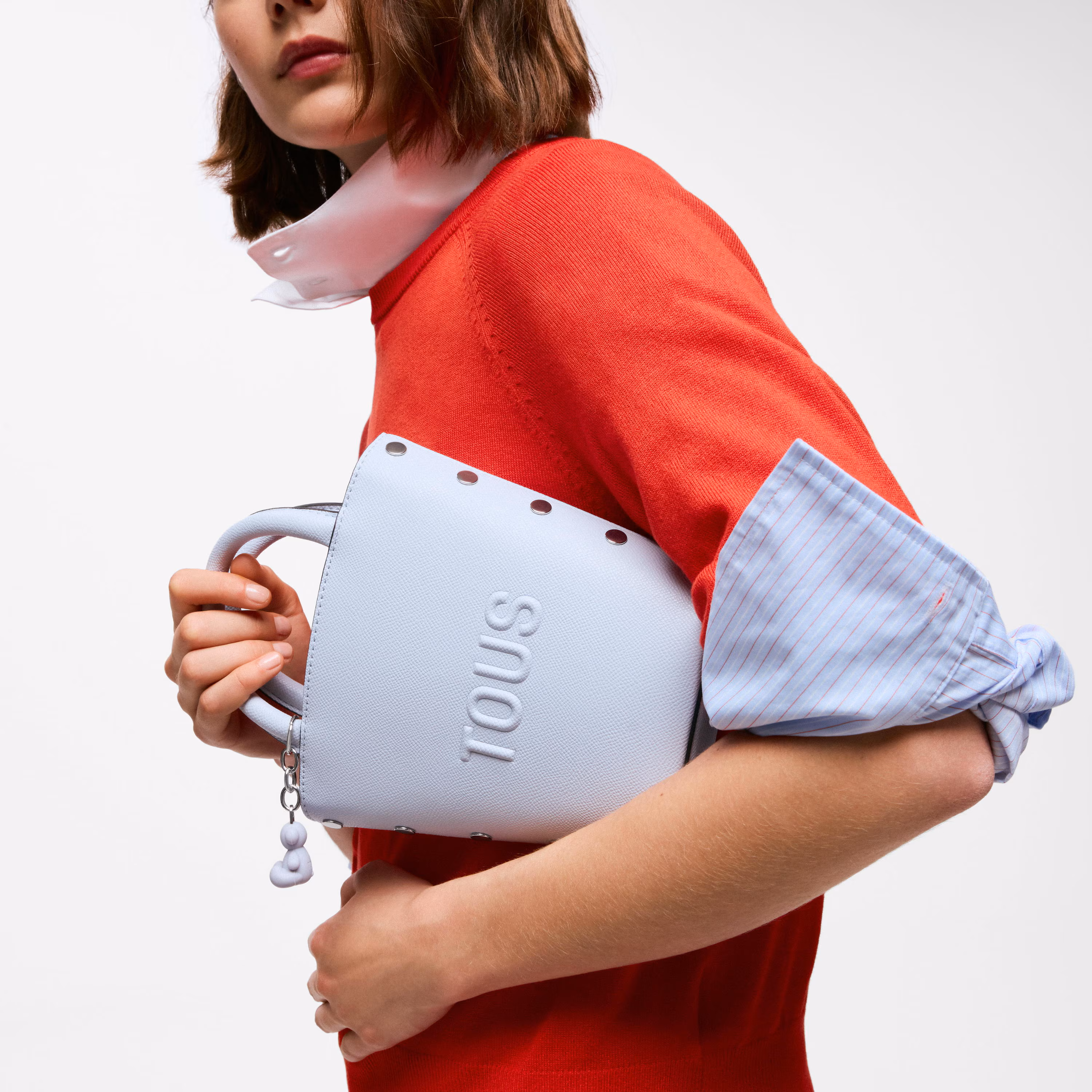 Mini bolso azul grisaceo TOUS Back to basics