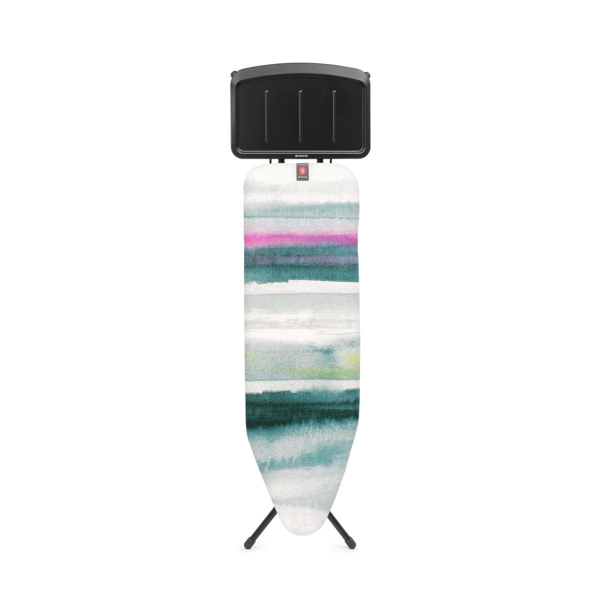 Brabantia Strijkplank B, 124x38 cm, solide stoomunithouder - Morning Breeze