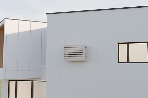 Cache Clim et PACStructure AluminiumCouleur Beige Crème Taille S H 69L 94P 46 61 cm   15 cm réglable