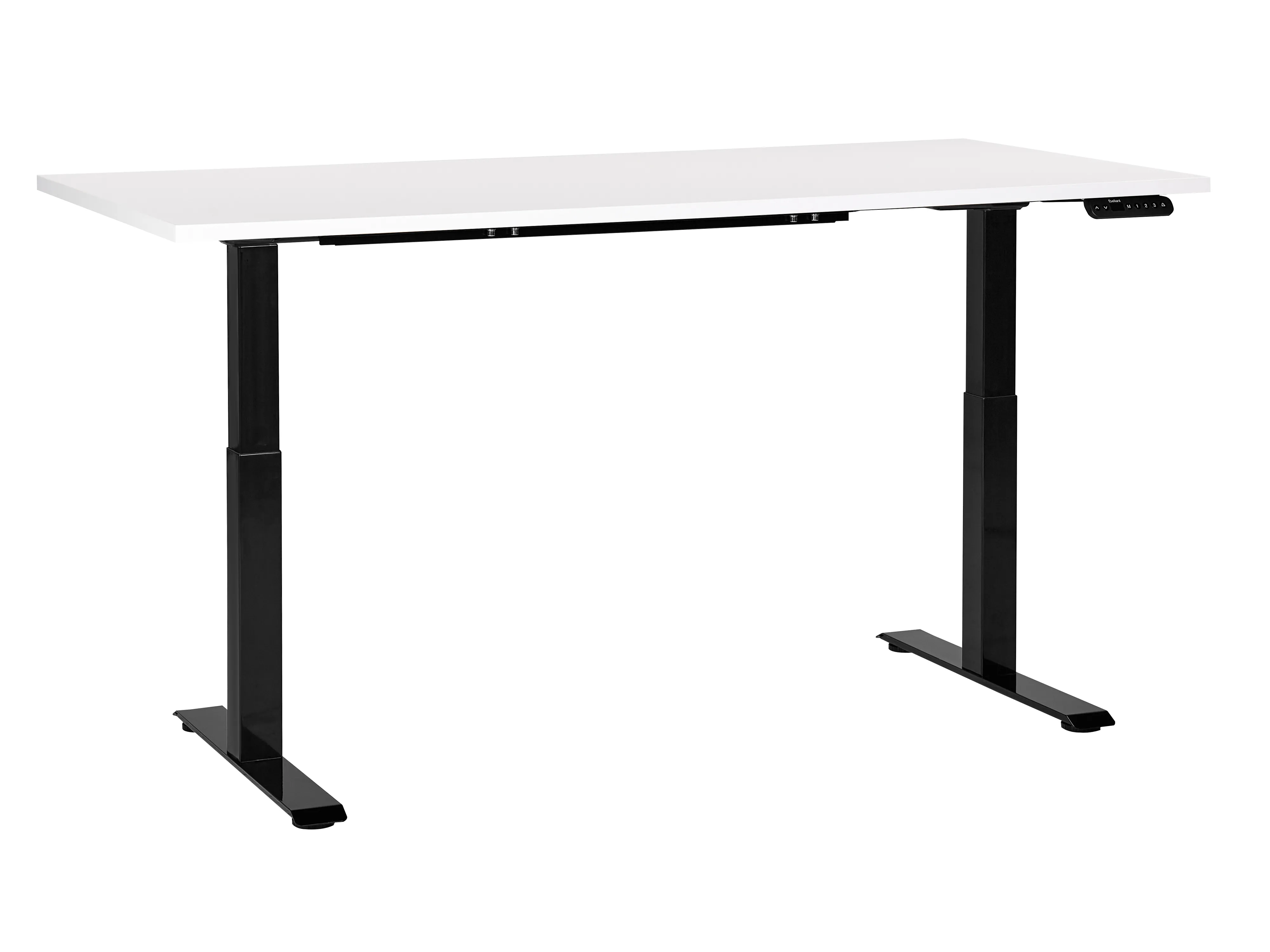 Electric Adjustable Standing Desk DESTINES White/ Black 160 cm 72 cm