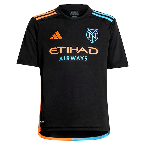 Santiago Rodríguez New York City FC adidas Youth 2024 24/7 Kit Replica Player Jersey – Black