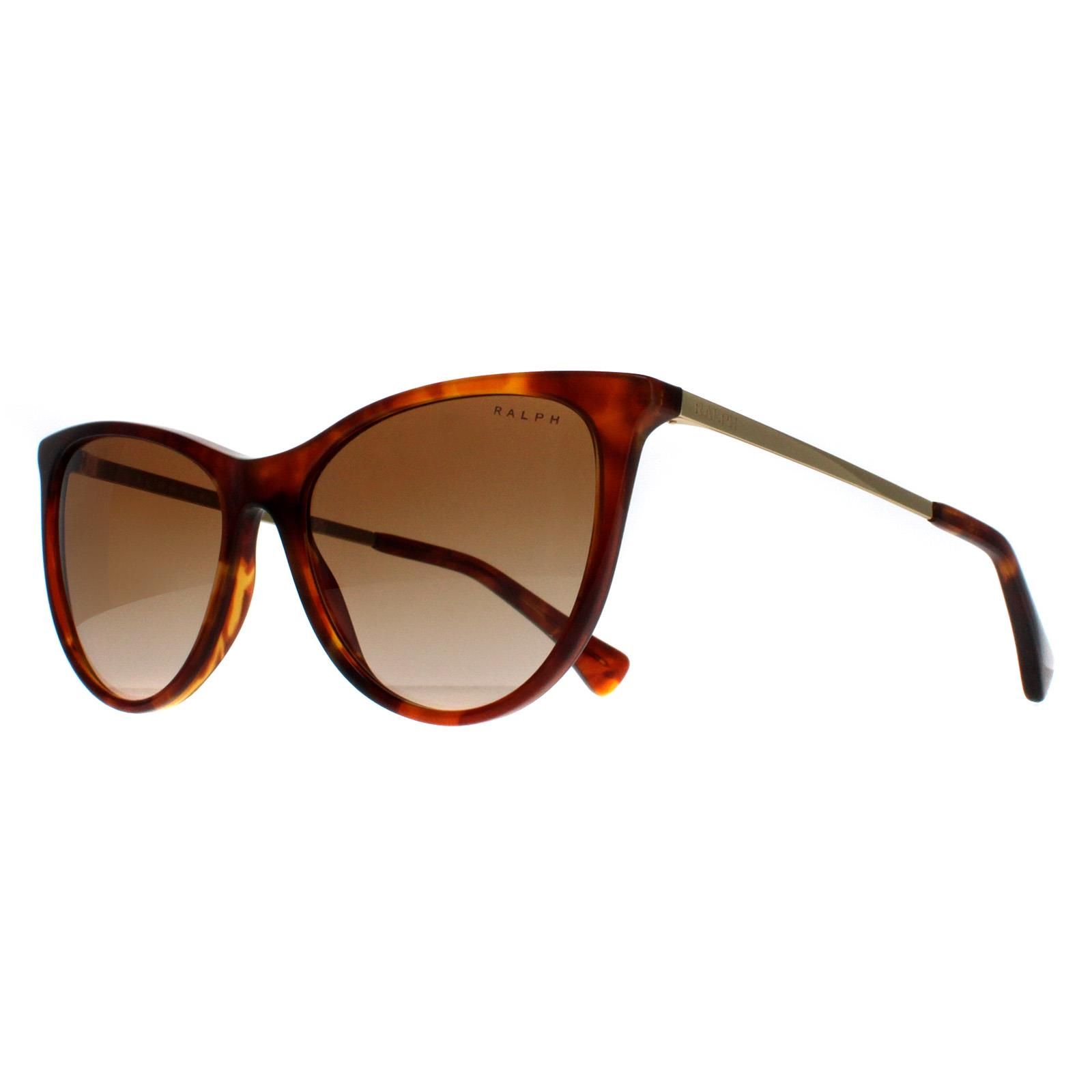 Ralph by Ralph Lauren Cat Eye Shiny Havana Orange Brown Gradient RA5290