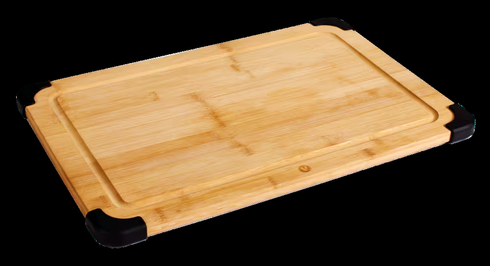 Vida by Paderno Bamboo Cutting Board, Non-Slip, 12-in x 18-in