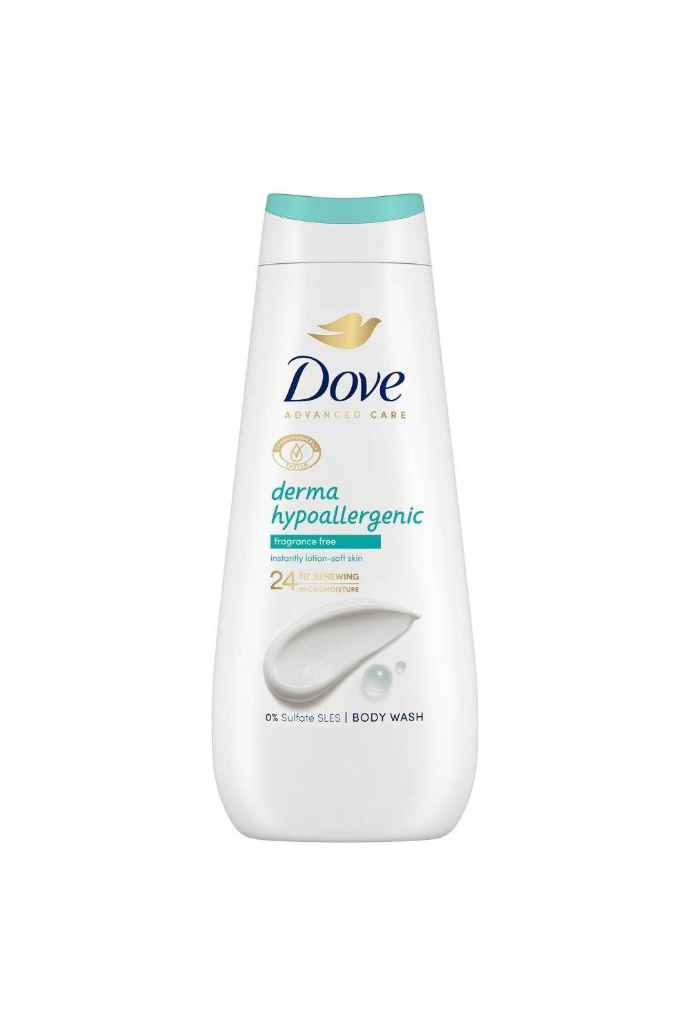 Dove Advanced Care 'Body Wash' Hypoallergenic 24H, 6x400ml