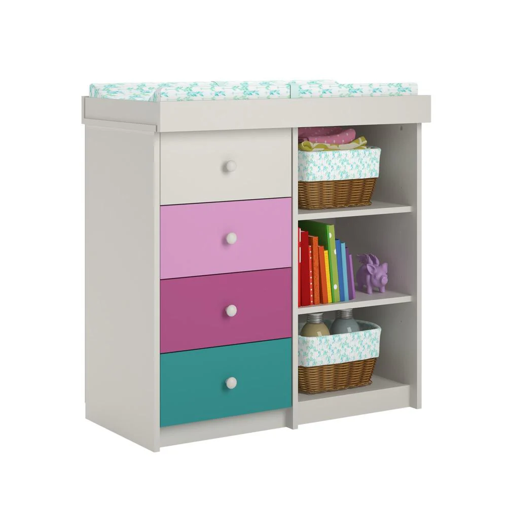 Ameriwood Home Kaleidoscope Whimsy Changing Table by Cosco