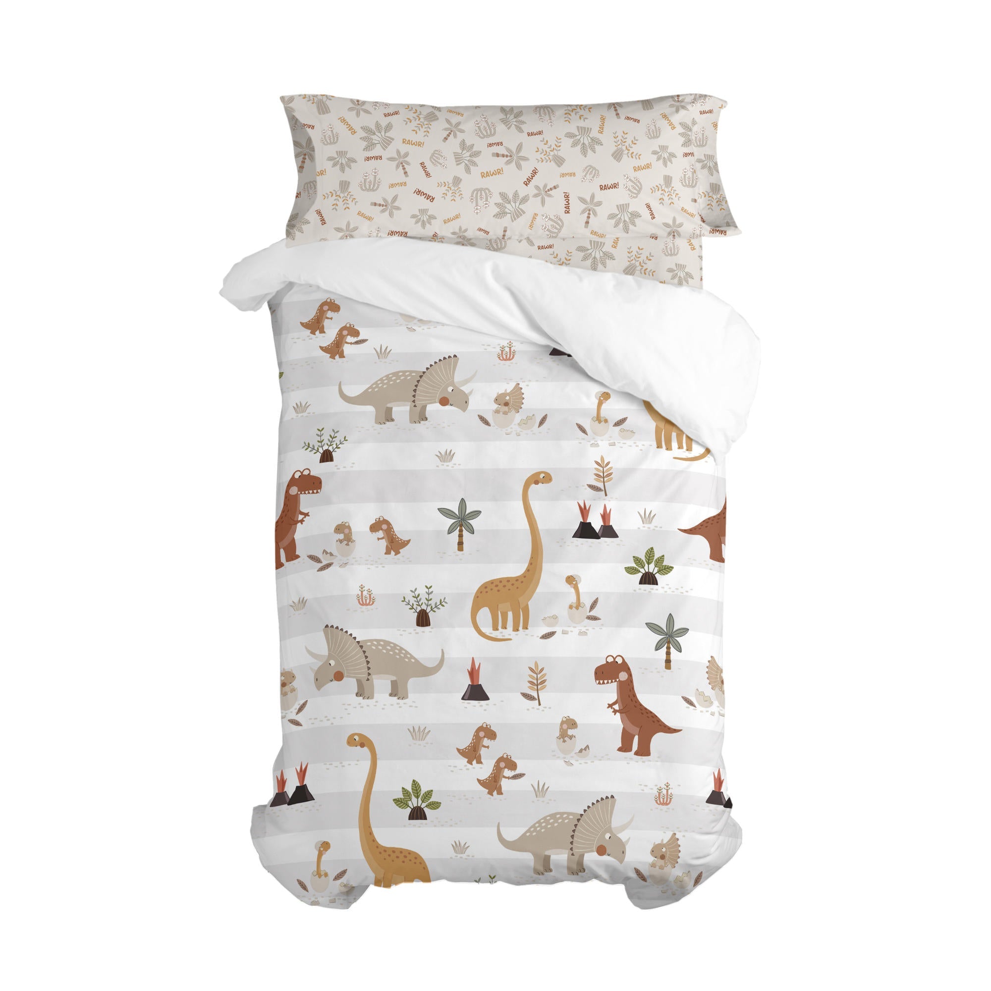 Dino family Dekbedovertrek 2-delig 180x220 cm (Bed 105) Moshi Moshi, V
