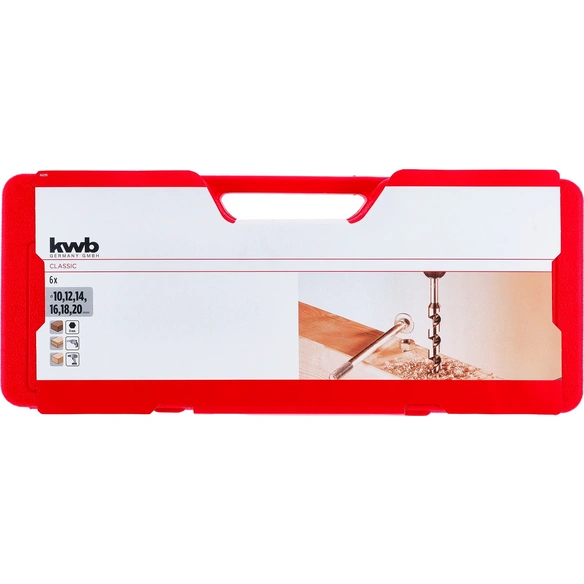 Bohrer-Set, Länge: 460 mm, Ø: 10, 12, 14, 16, 18, 20 mm