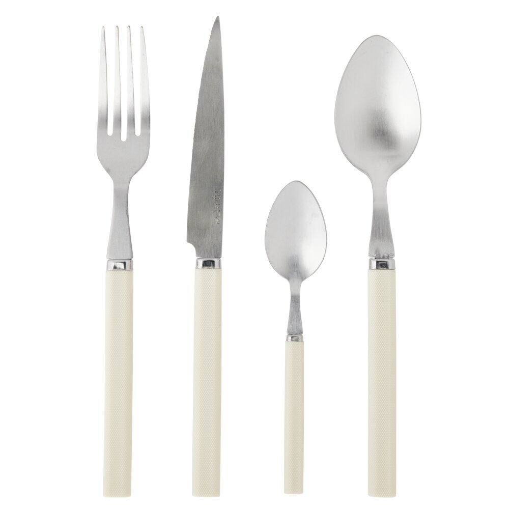 Ménagère laguiole cottage 16pcs ivoire