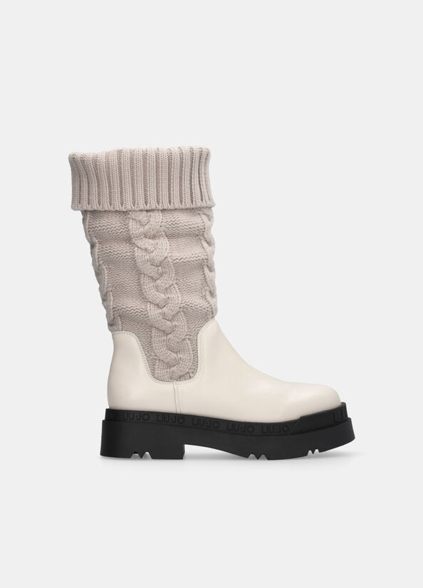 Stivali in maglia