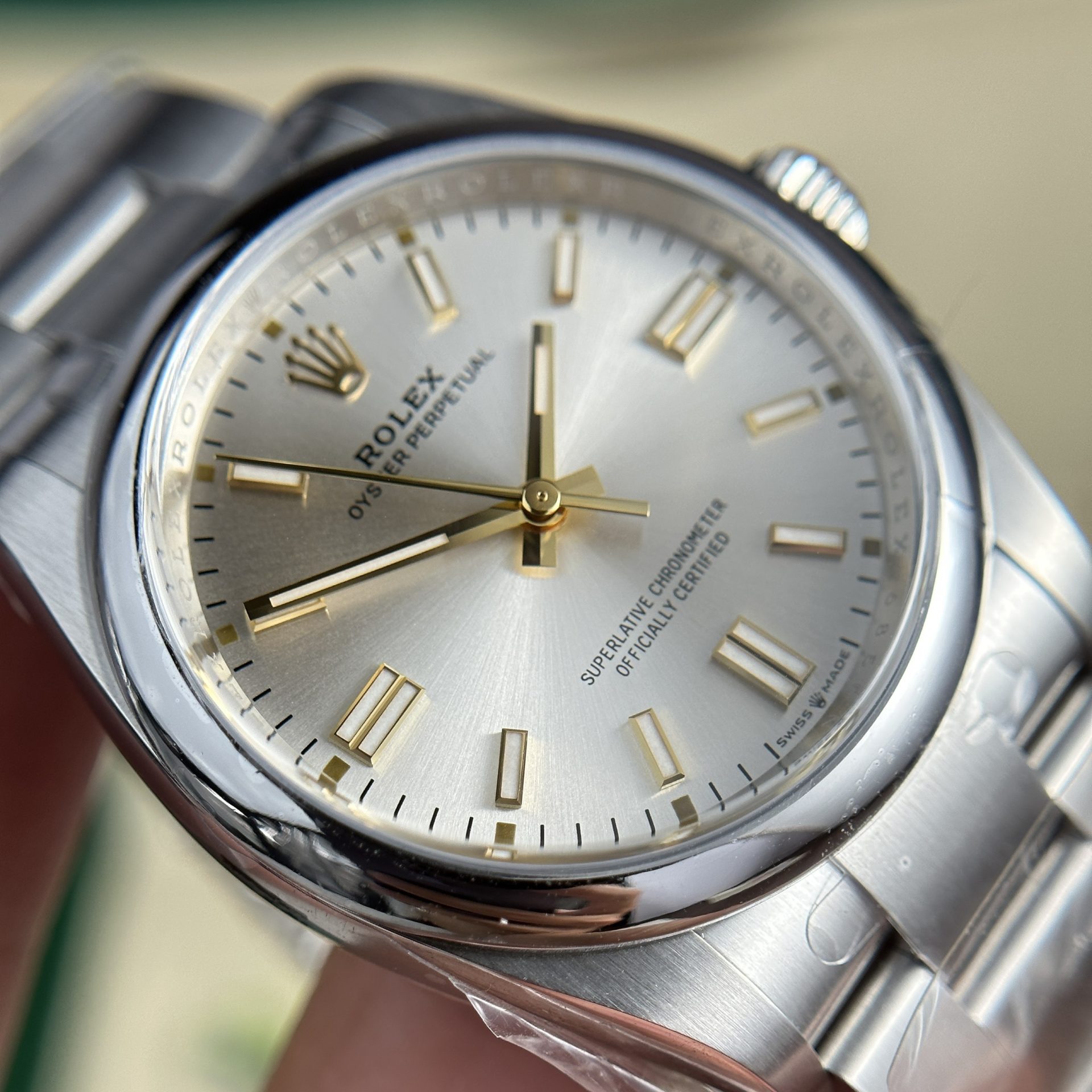 Rolex Oyster Perpetual 126000 904L Steel Silver Dial 36mm Oyster Super Clone