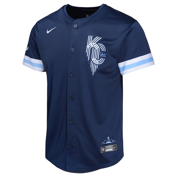 Kansas City Royals Nike Youth City Connect Custom Limited Jersey - Navy