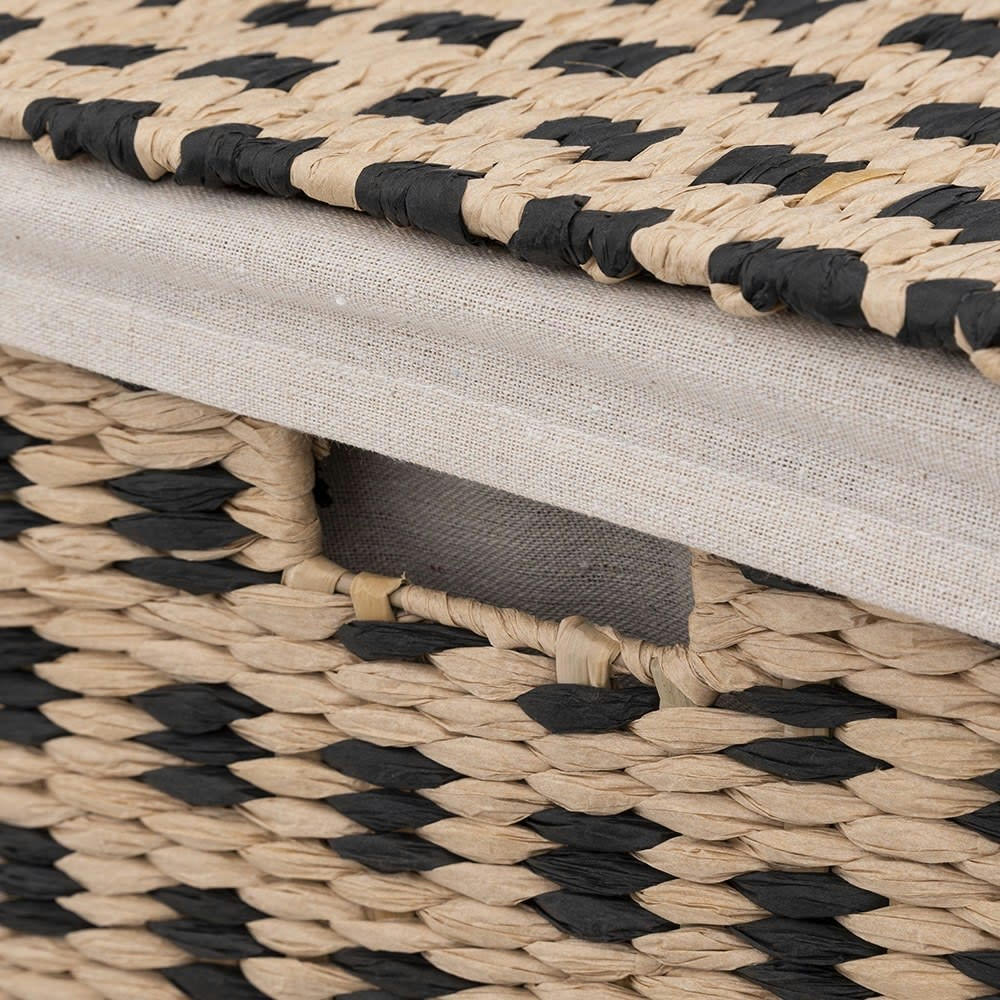 TERRE INCONNUE - Panier à linge rectangulaire