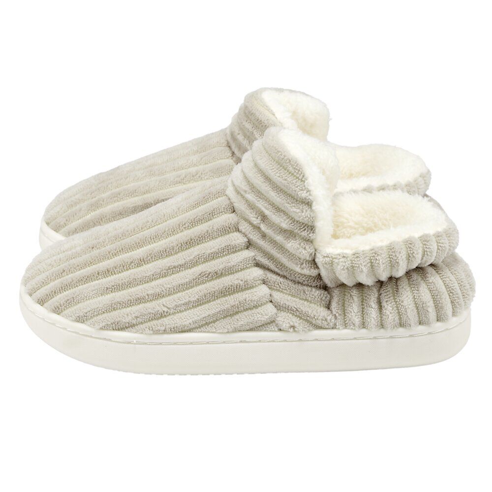 Chaussons femme hiver gris T36 à 41