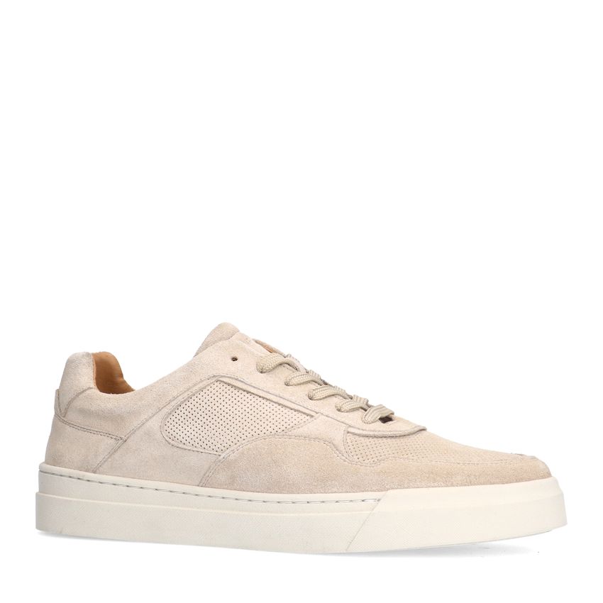 Manfield Beige suède sneakers