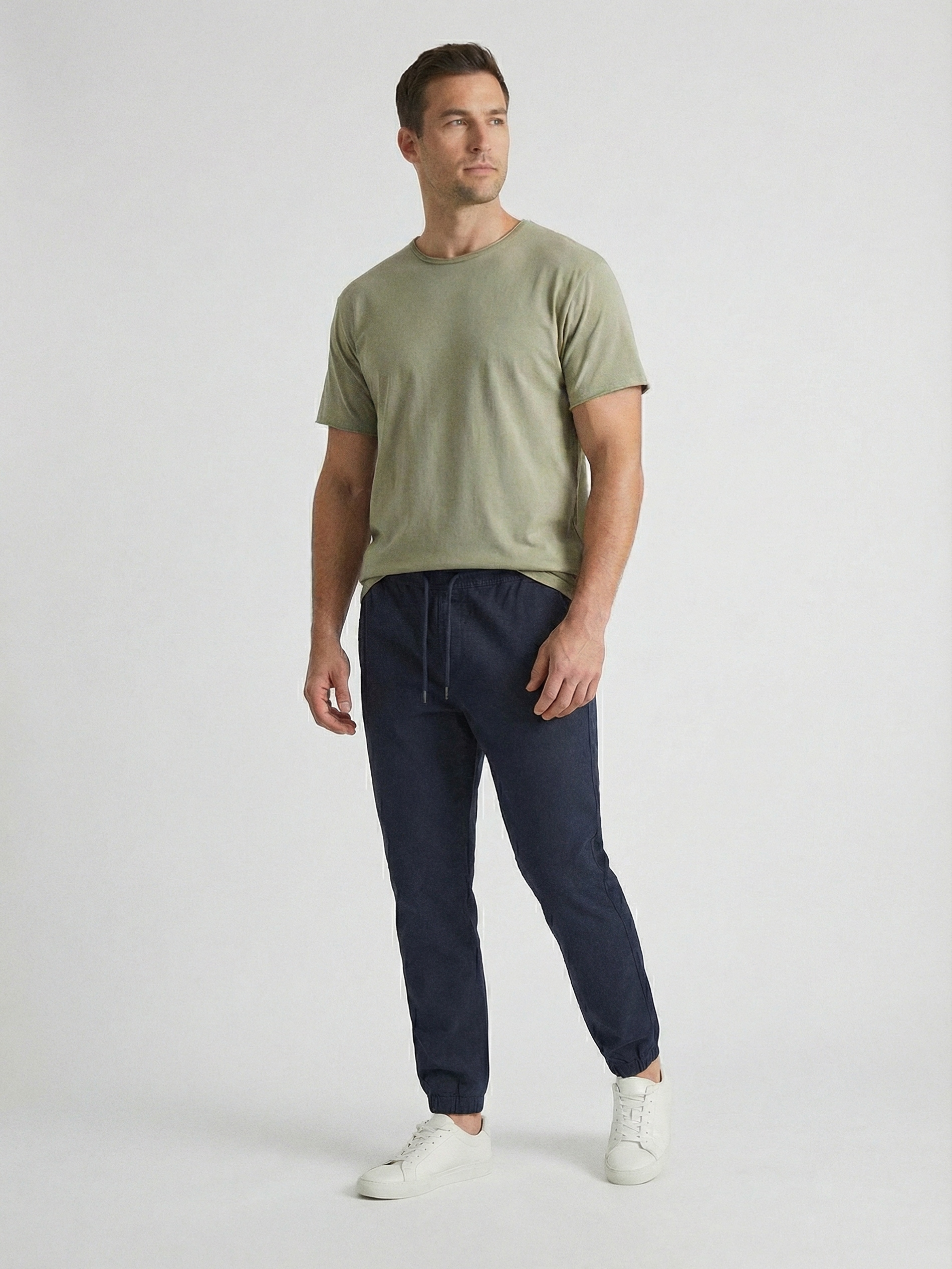 Bawełniane spodnie jogger