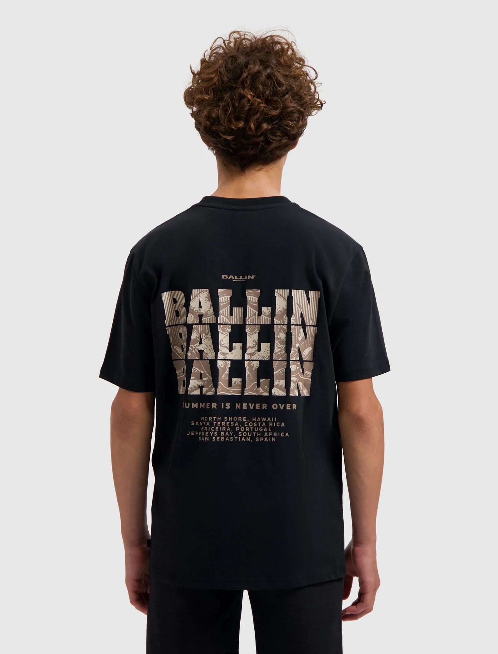 Junior Summer Is Never Over T-shirt | Black