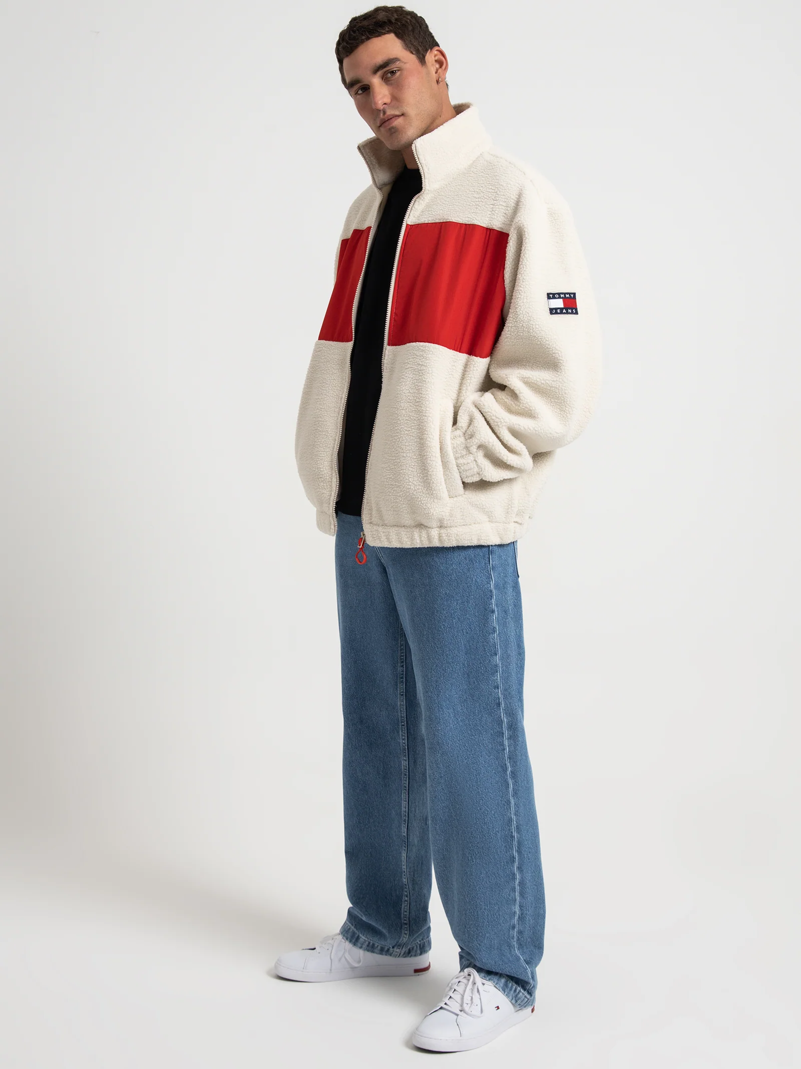 Relaxed Fabric Mix Jacket