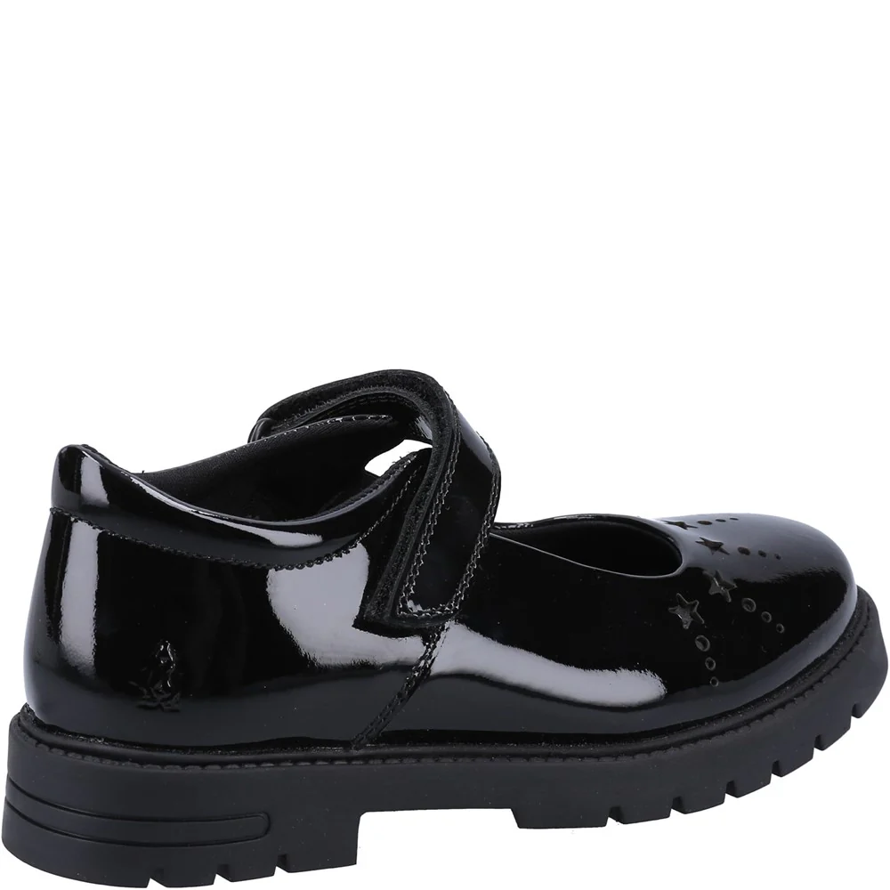 Hush Puppies Sabrina Patent Senior School Shoes