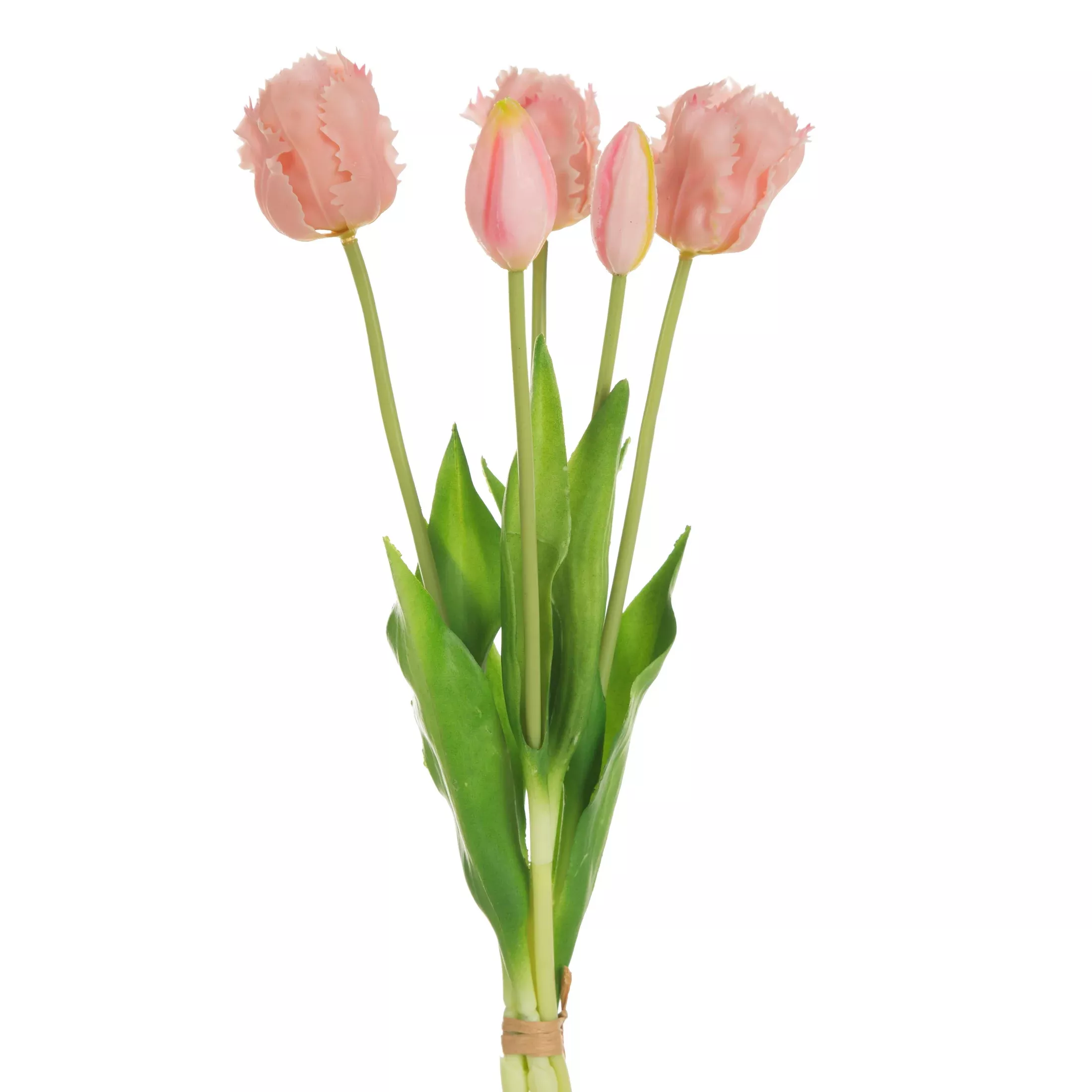 Kwiat sztuczny tulipan różowy 43 cm