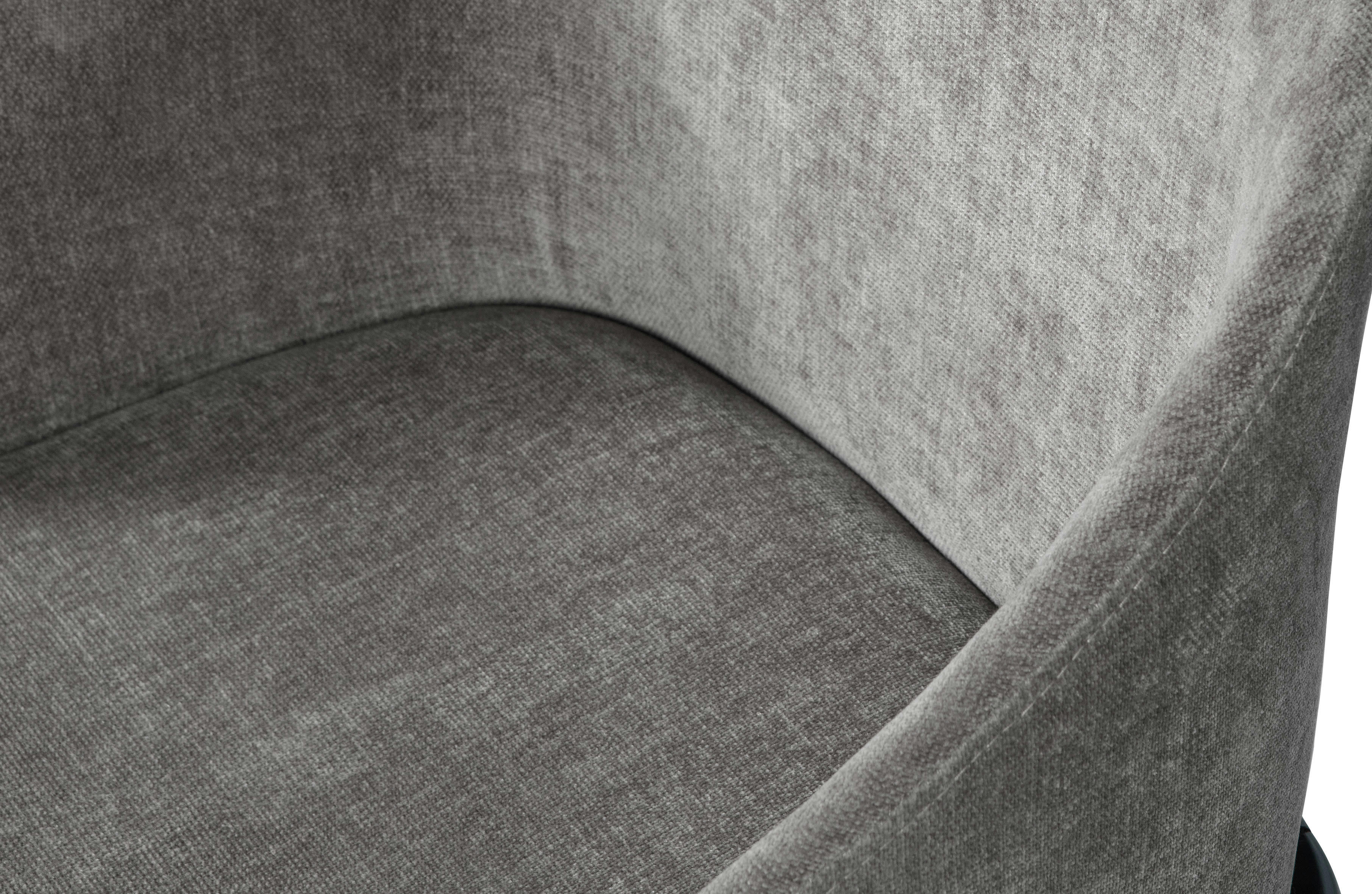 ASSISE - Chaise scroll gris