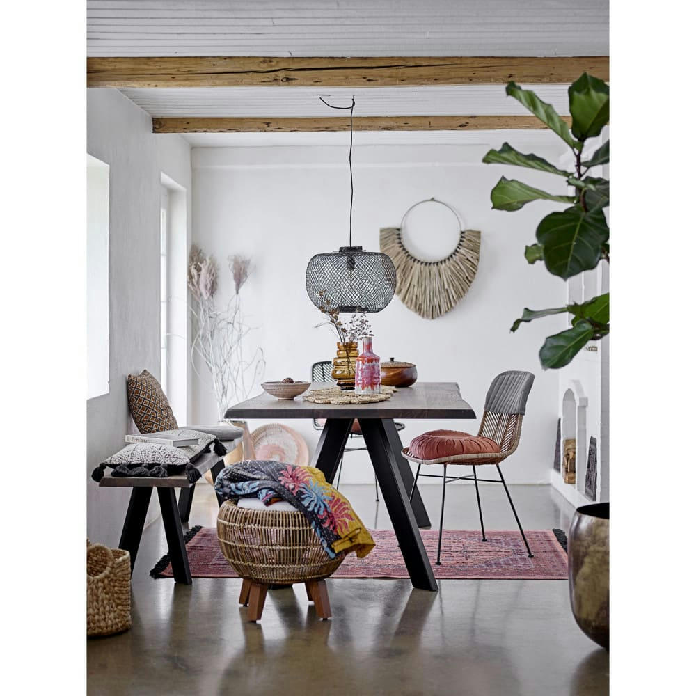 KANNIKA - Suspension en bambou D42cm noir