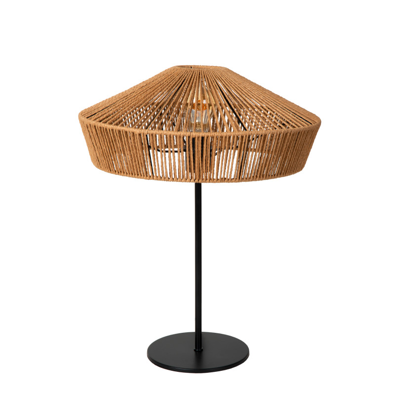 Lampe de table Yunkai naturel E27 60 W LUCIDE