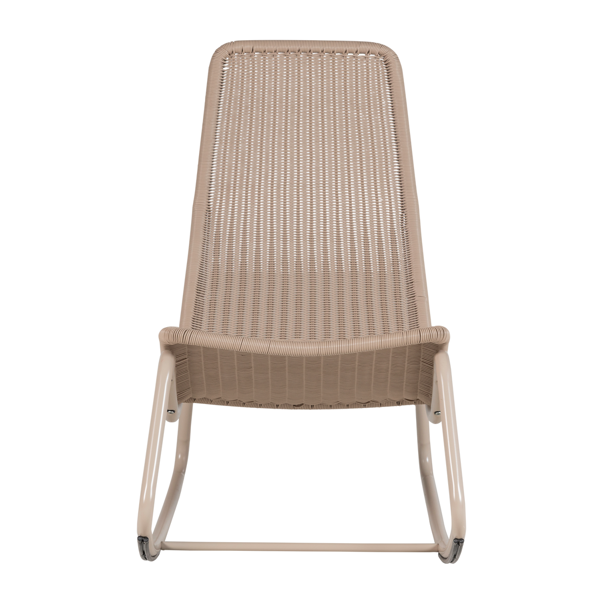 WOOOD schommelstoel tuin Tom - Kunststof - Zand - 97x51x95