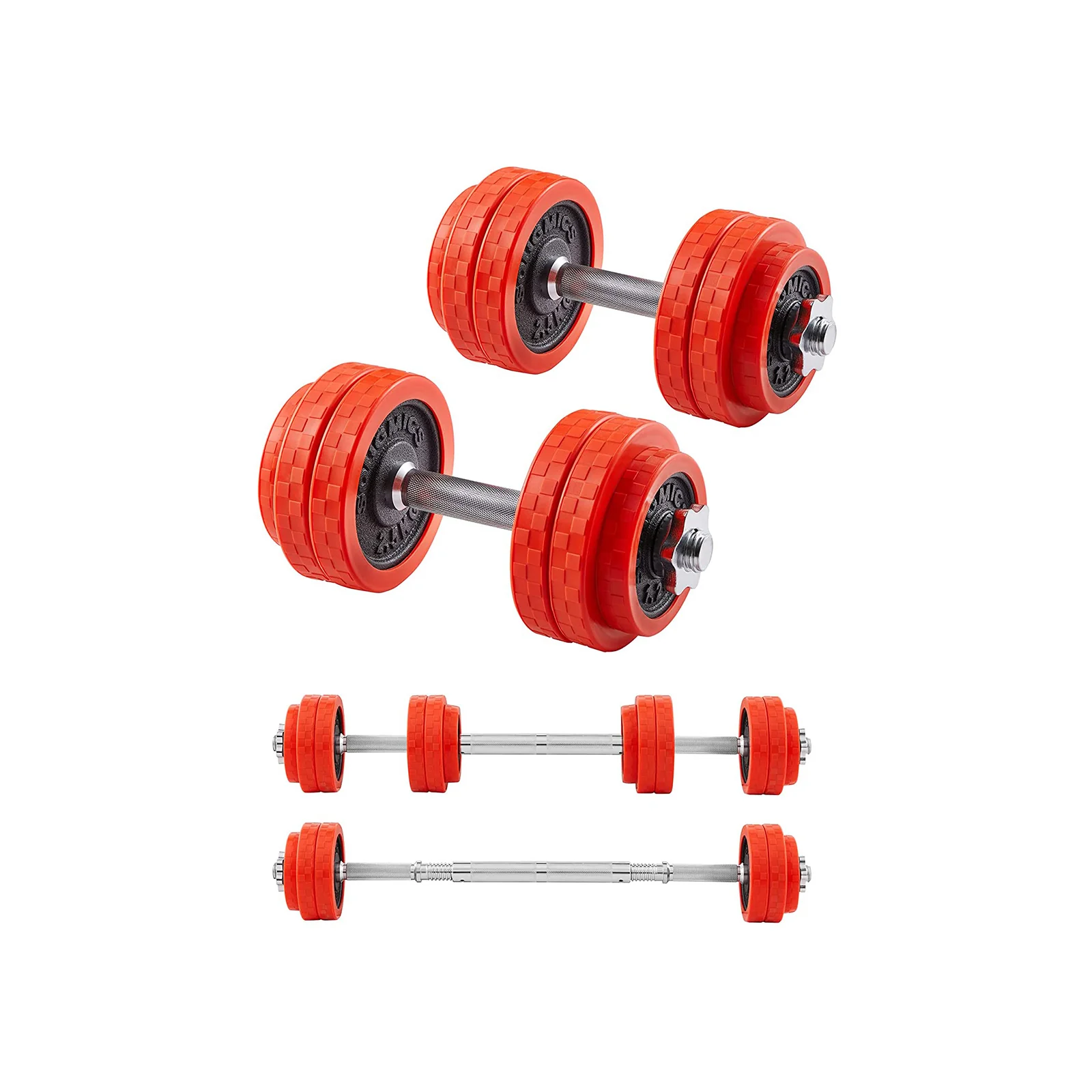 Kit haltères 20 kg rouge