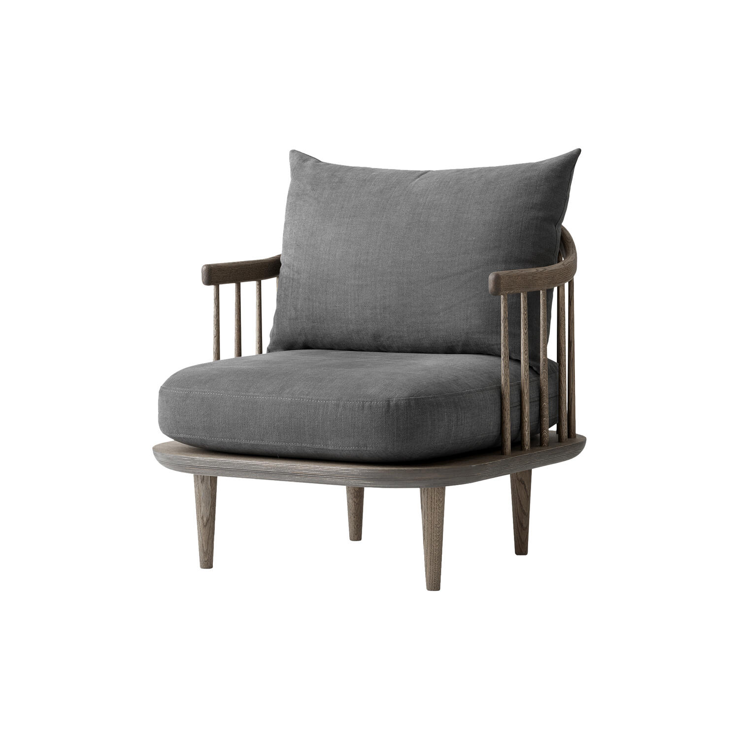 Fly SC10 Lounge Chair, Hot Madison 093/smoked oiled oak