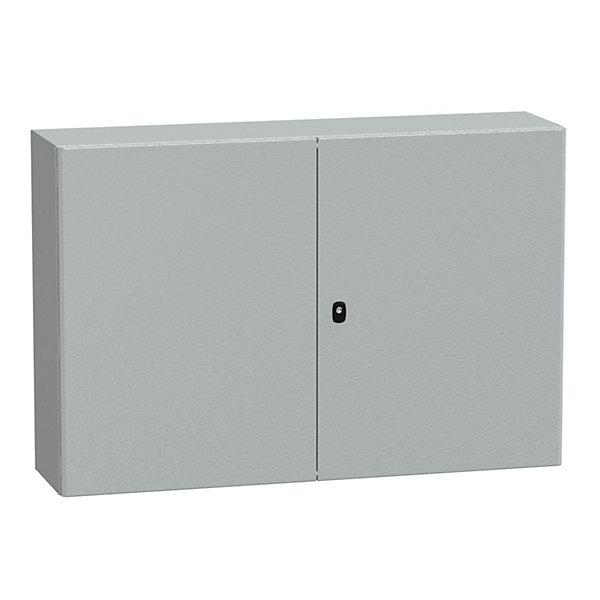 Nsys3d81230dp Coffret Métallique étanche Ip55 - 800x1200x300 - 2 Portes - Plaque Fournie - Spacial S3d - Schneider Electric