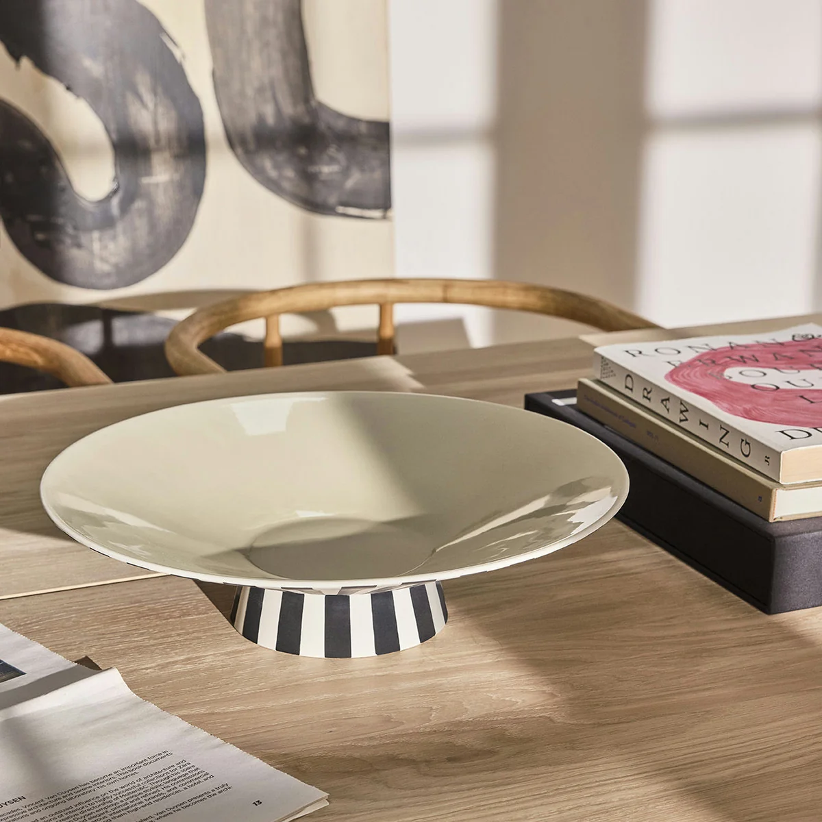 OYOY - Toppu Centerpiece Dekoschale mit Fuß