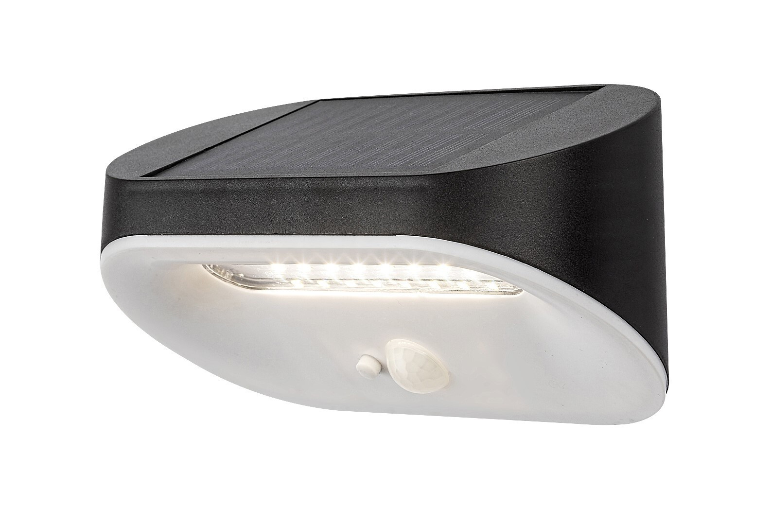 Kinkiet solarny z czujnikiem ruchu LED 3.2W Brezno czarny 77006 Rabalux