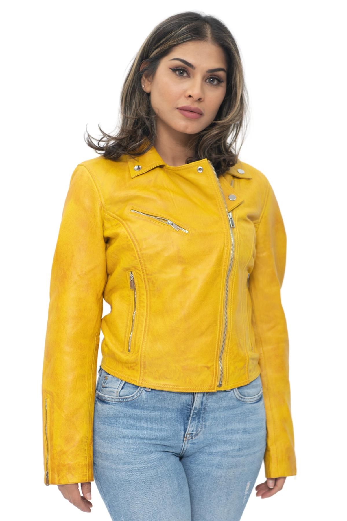 Infinity Leather Leather Classic Biker Brando Jacket-Baku
