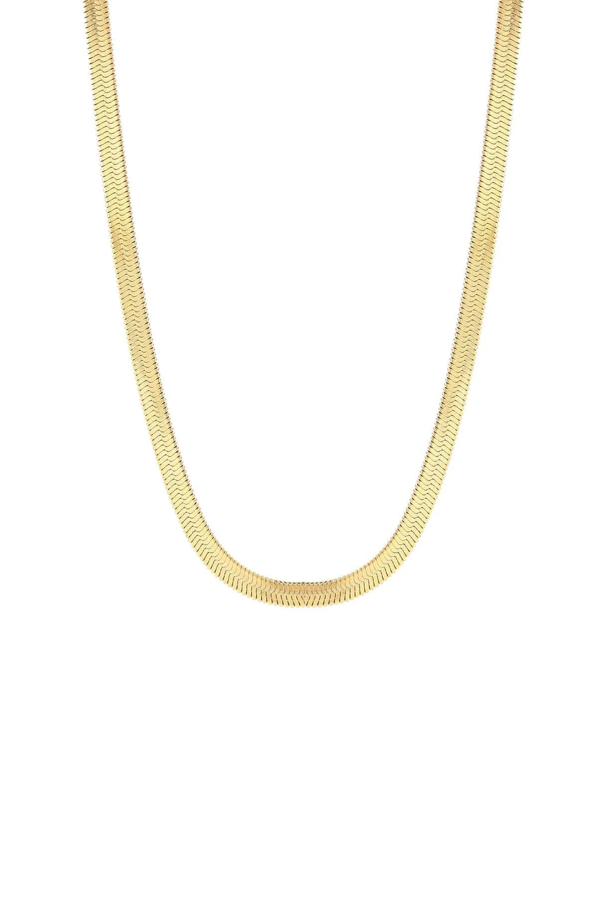 Flat Snake Chain Necklace